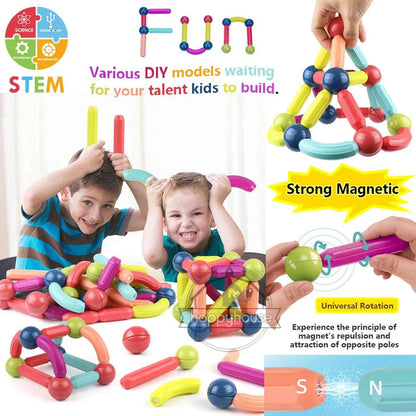 MagnaMind™ Montessori Magnet Blocks Toy