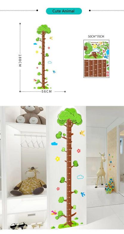SafariSteps™ Animal Wall Height Sticker