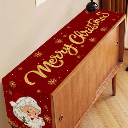 FestiveCharm™ Santa Table Runner