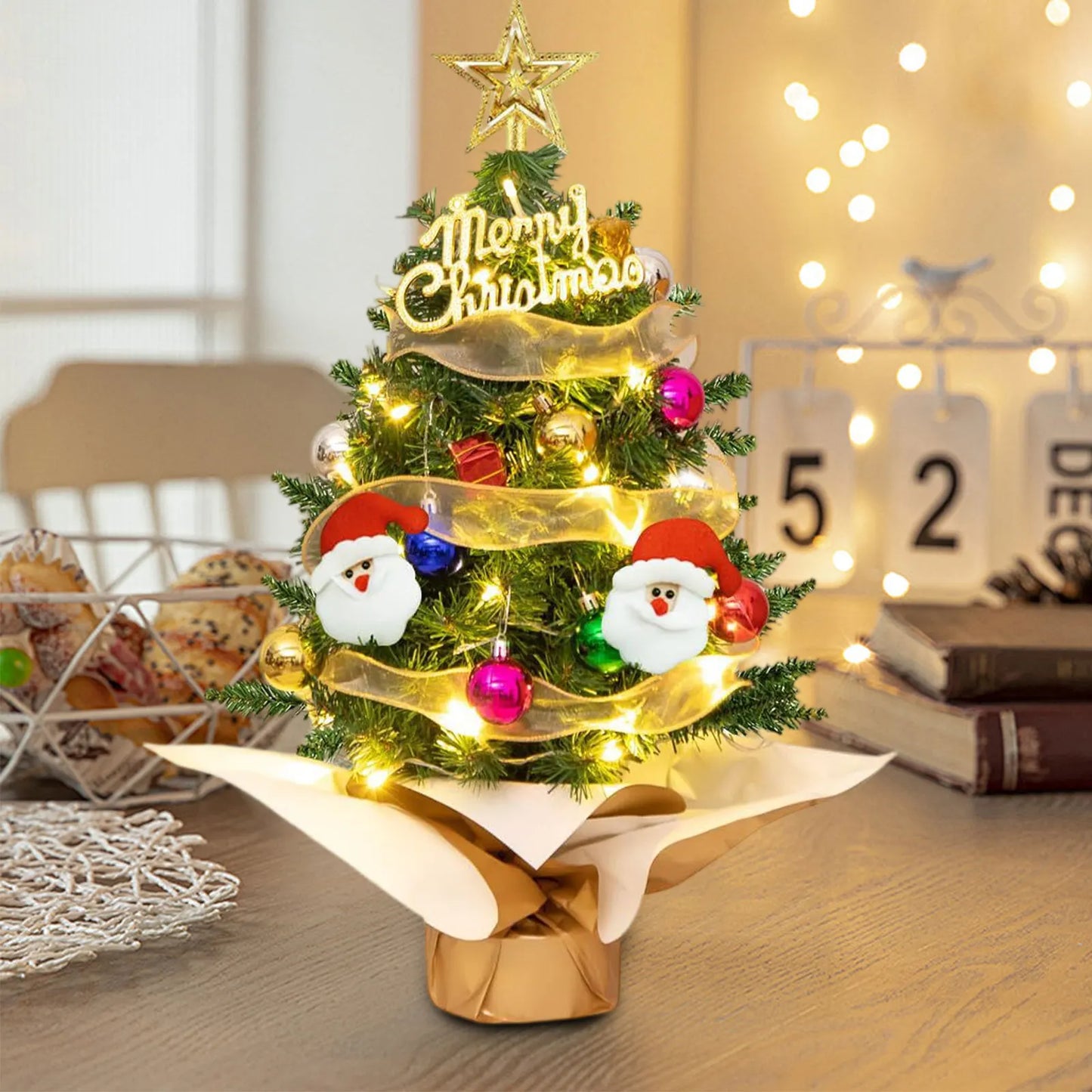 TwinklePine™ Mini LED Christmas Tree Set