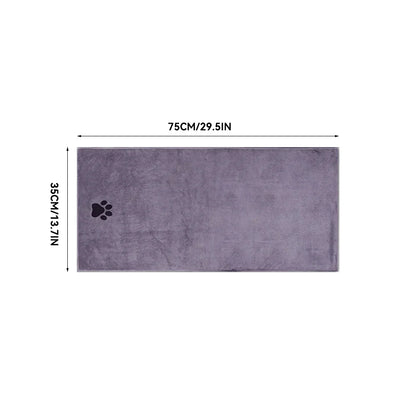 PawLuxe Embroidered Pet Towel
