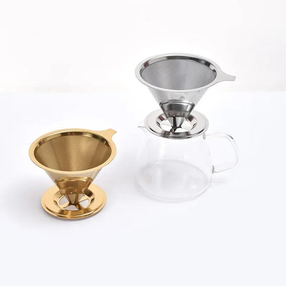 EcoBrew Stainless Steel Coffee Filter – Reusable Tea & Coffee Strainer