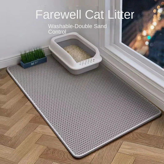 PawMate Double Layer Cat Litter Mat