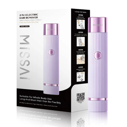 SilkEase™ 2-in-1 Electric Epilator & Shaver