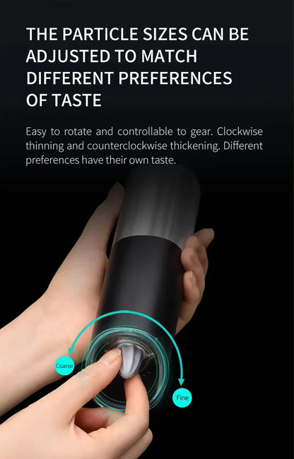 BrightSpice Duo – LED Electric Salt & Pepper Mills for Modern Kitchens