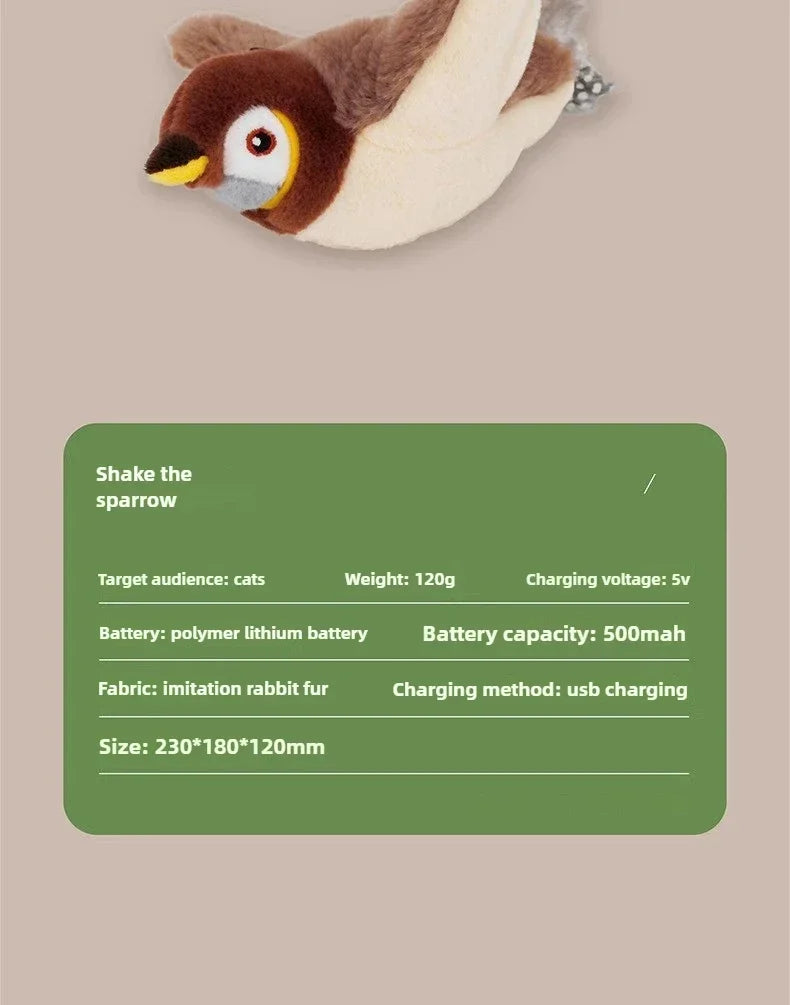 FeatherMotion™ Interactive Pet Bird