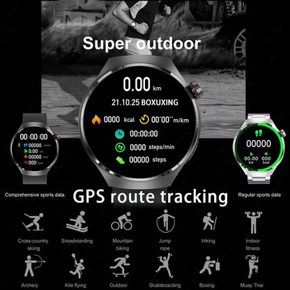 NovaTrack 4 Pro – GPS Smartwatch with Health & Bluetooth Call Fratures