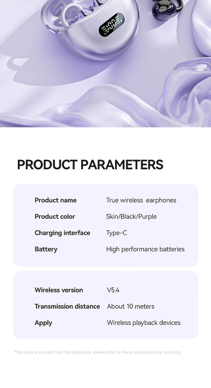 SoundWave BC54 – Wireless Bone Conduction Sport Headphones Waterproof