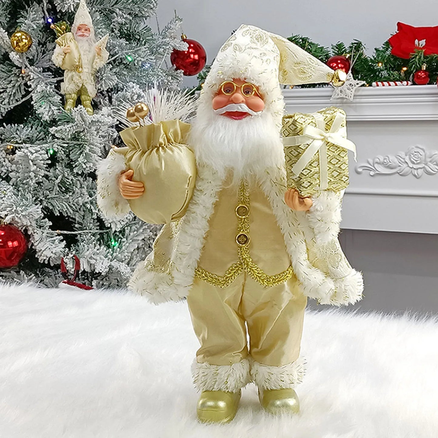 JollyClaus™ Festive Santa Figurine