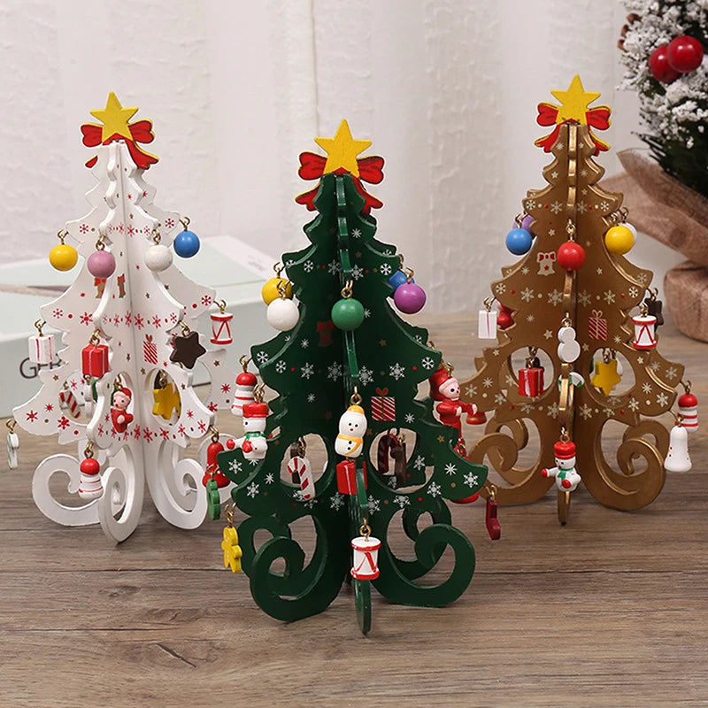 JoyScene™ 3D Wooden Christmas Tree Decor