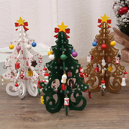 JoyScene™ 3D Wooden Christmas Tree Decor