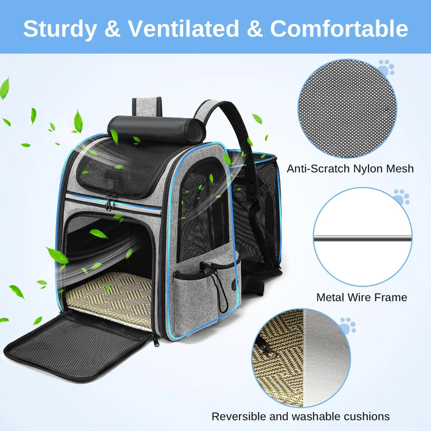 ComfyPaws Portable Pet Backpack