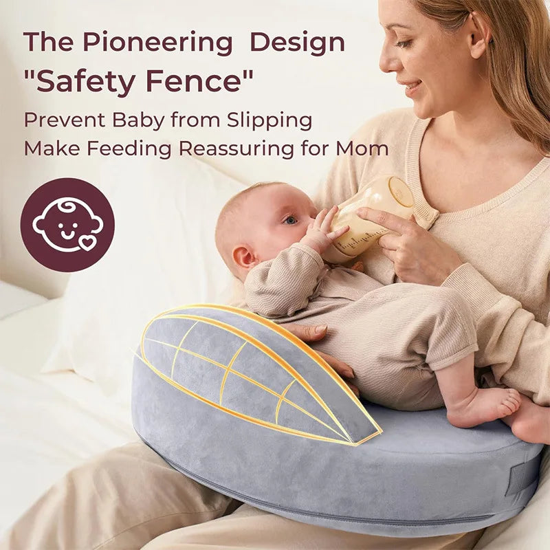 BabyEase Nursing Support – Ergonomic Memory Foam Feeding Pillow