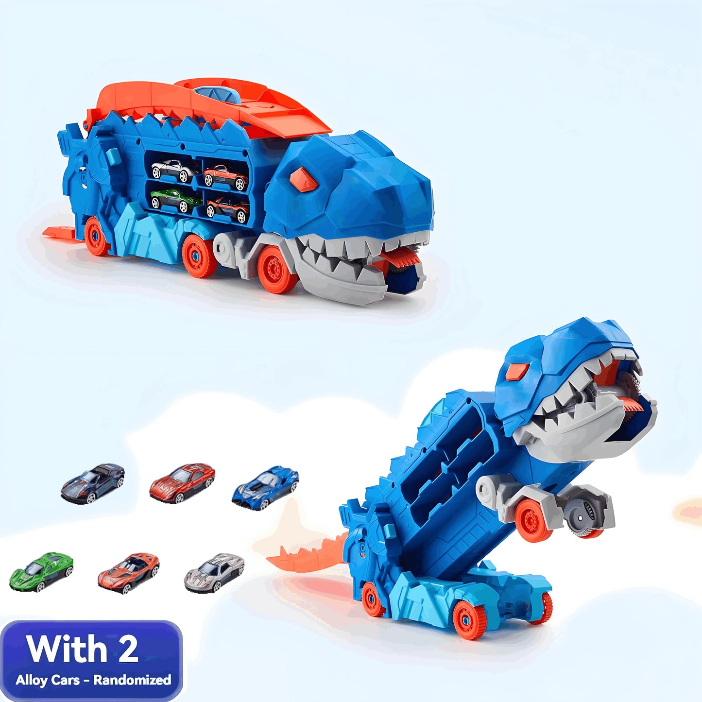 Jurassic Racer™ Dinosaur Deformation Car Track Toy