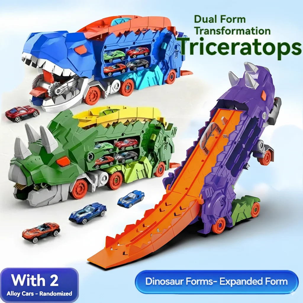 Jurassic Racer™ Dinosaur Deformation Car Track Toy