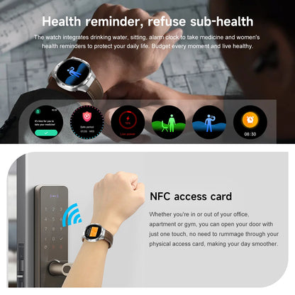 AstraGT 5 Pro – AMOLED GPS Smartwatch with NFC & Health Tracking