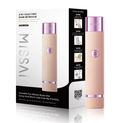 SilkEase™ 2-in-1 Electric Epilator & Shaver