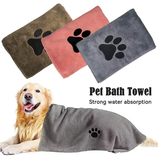 PawLuxe Embroidered Pet Towel