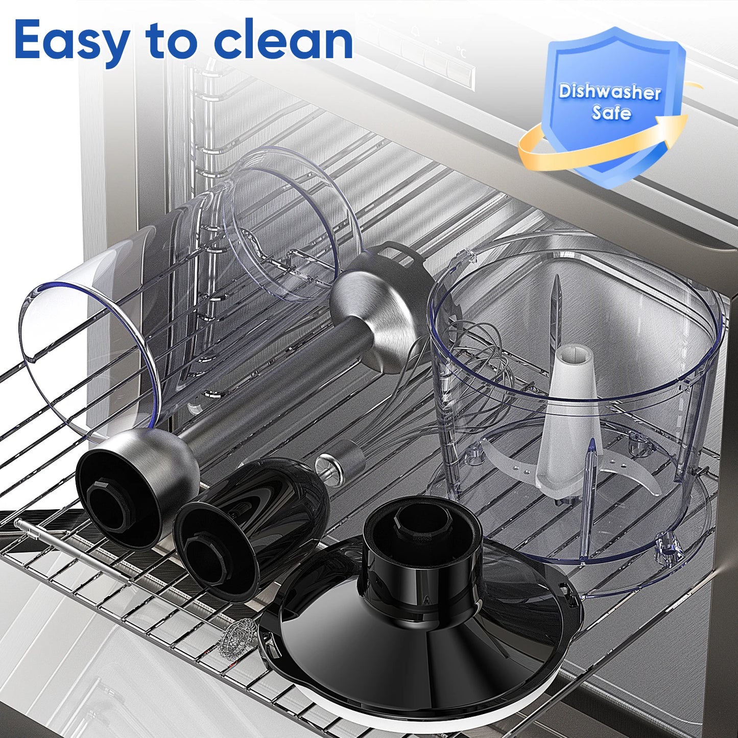 ChefBlend 5-in-1 – Powerful Hand Blender & Food Processor 1500W