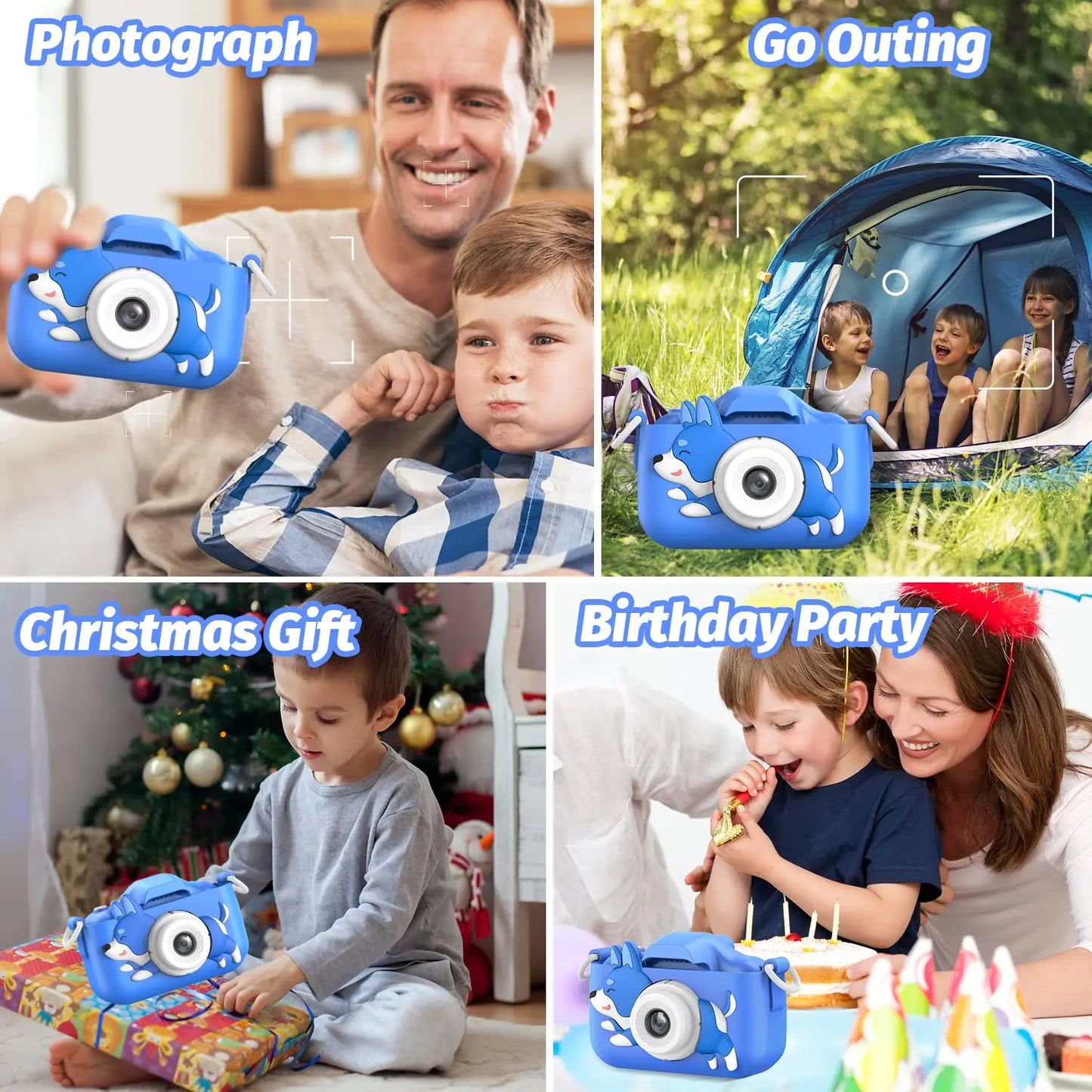 TinyPix HD Kids Cam – Digital Video Camera Toy with Colour Display