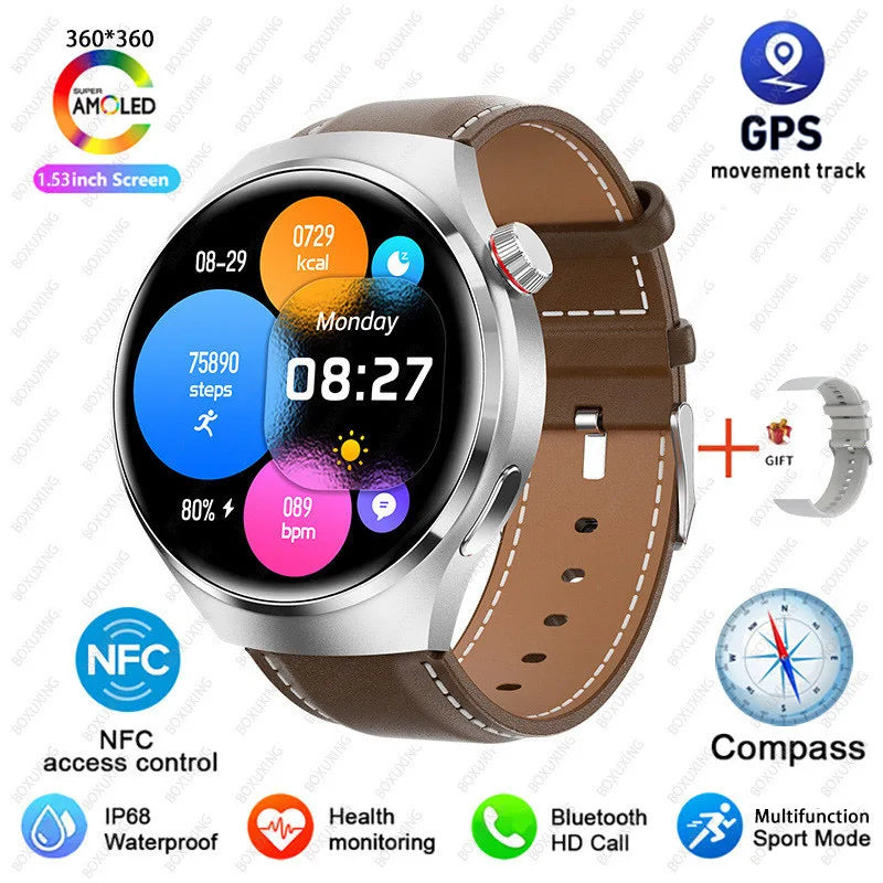 NovaTrack 4 Pro – GPS Smartwatch with Health & Bluetooth Call Fratures