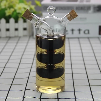 DuoServe Glass Condiment Bottle