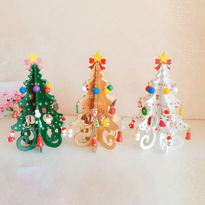 JoyScene™ 3D Wooden Christmas Tree Decor