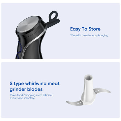 ChefBlend 5-in-1 – Powerful Hand Blender & Food Processor 1500W