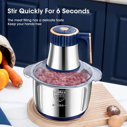 GrindMaster 5L – Multifunctional Meat & Vegetable Food Processor