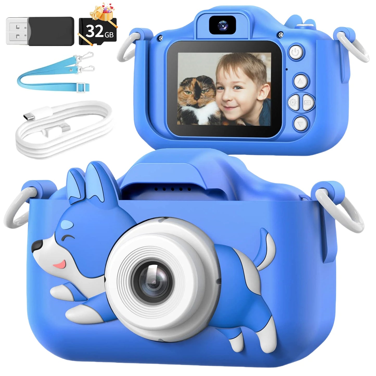 TinyPix HD Kids Cam – Digital Video Camera Toy with Colour Display