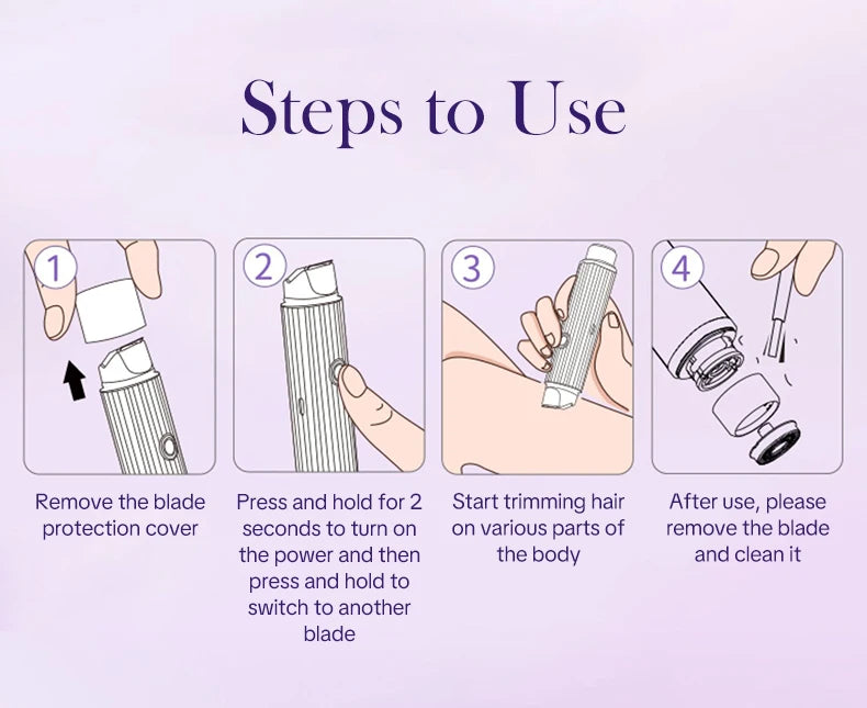 SilkEase™ 2-in-1 Electric Epilator & Shaver