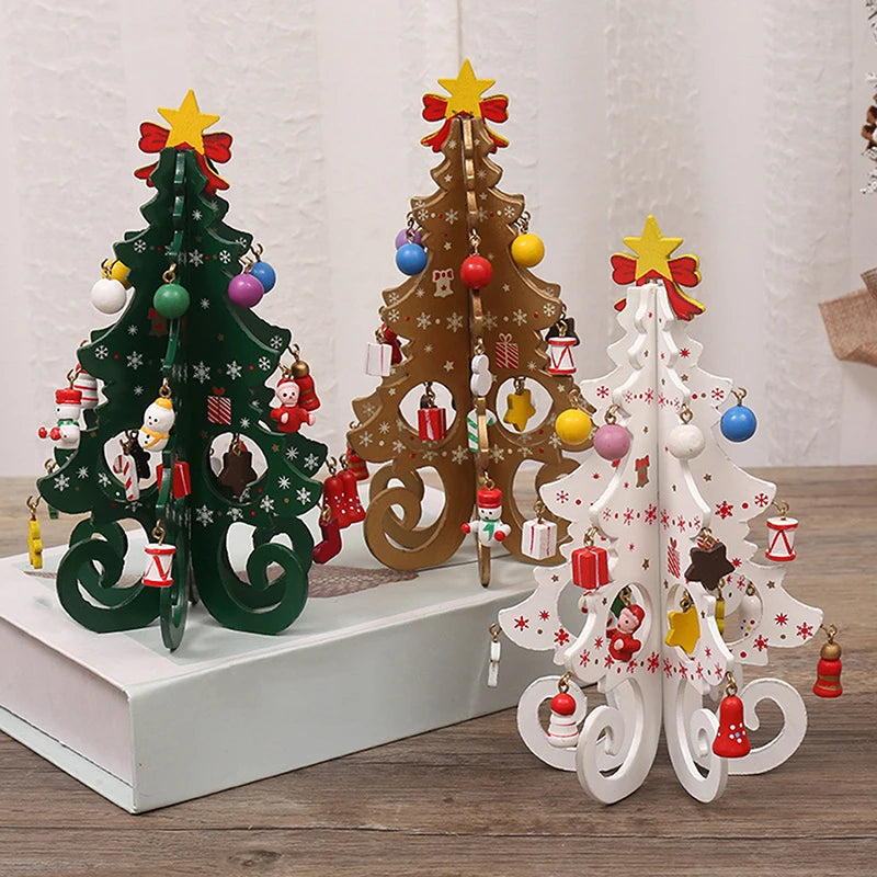 JoyScene™ 3D Wooden Christmas Tree Decor