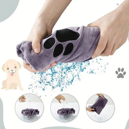 PawLuxe Embroidered Pet Towel