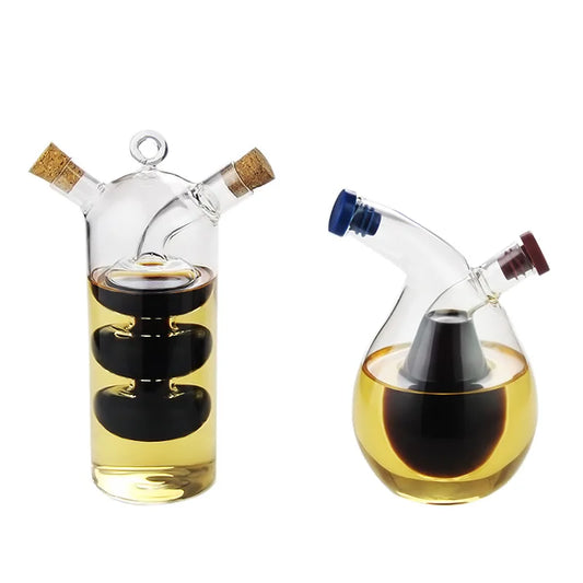 DuoServe Glass Condiment Bottle