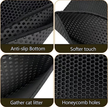 PawMate Double Layer Cat Litter Mat