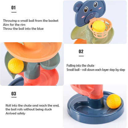 TwistyTracks Educational Ball Tower – Early Learning Toy for Babies
