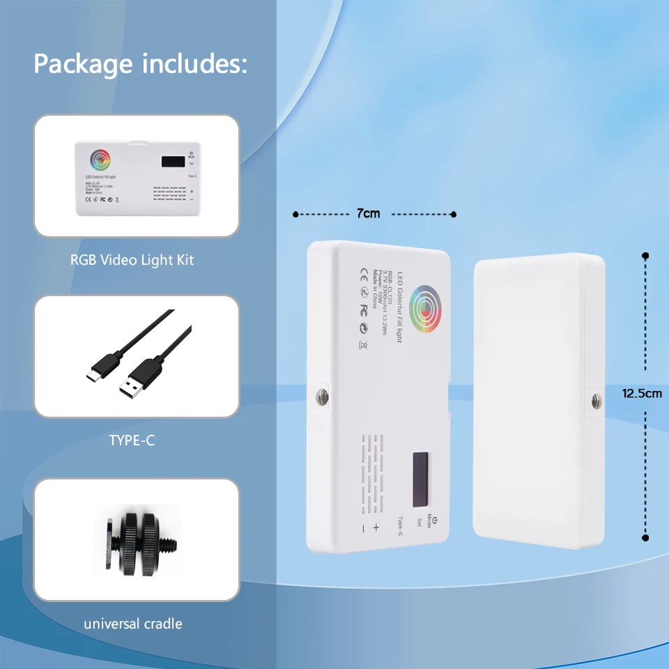 VividGlow Camera LED Panel