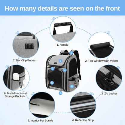 ComfyPaws Portable Pet Backpack