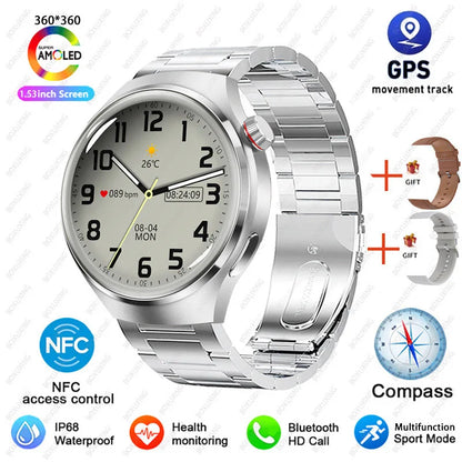 NovaTrack 4 Pro – GPS Smartwatch with Health & Bluetooth Call Fratures