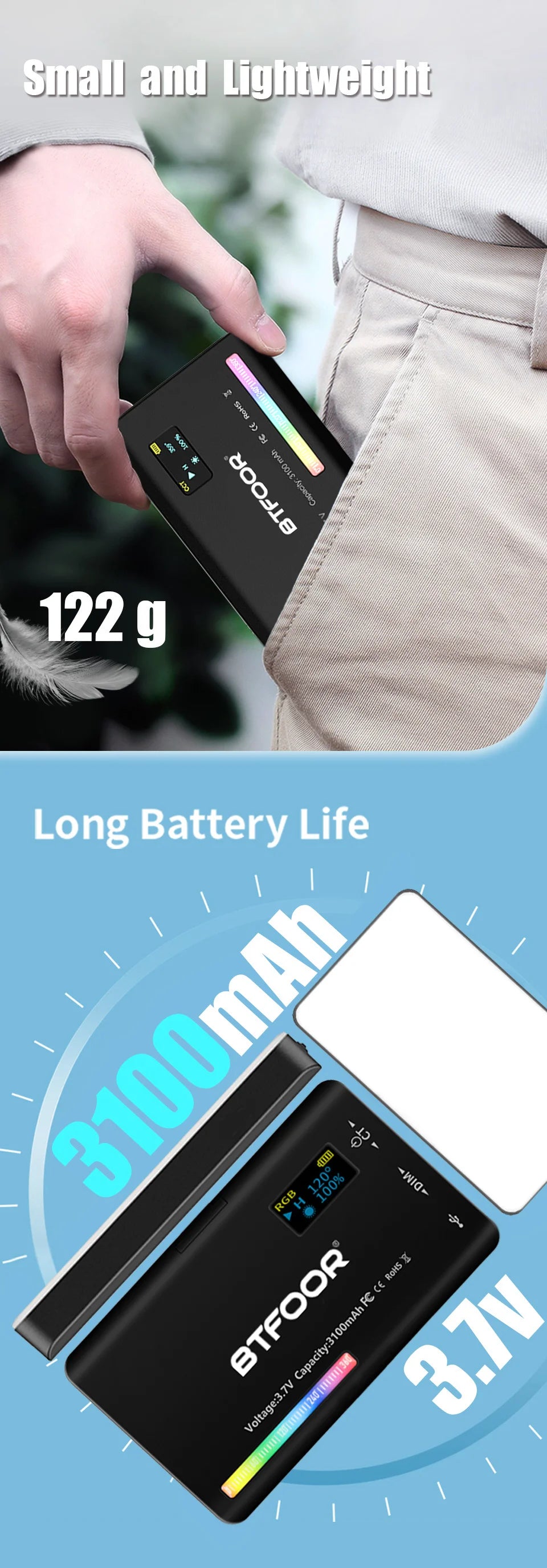 VividGlow Camera LED Panel