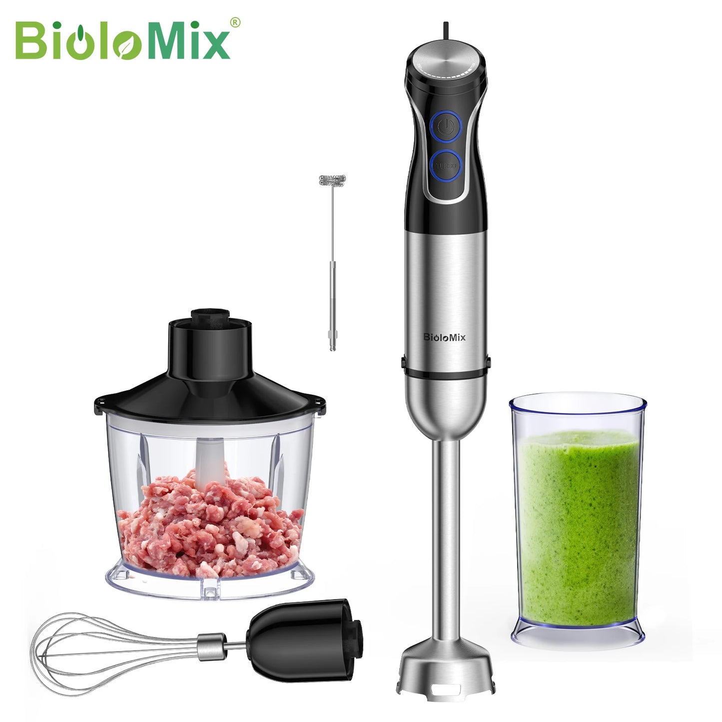 ChefBlend 5-in-1 – Powerful Hand Blender & Food Processor 1500W