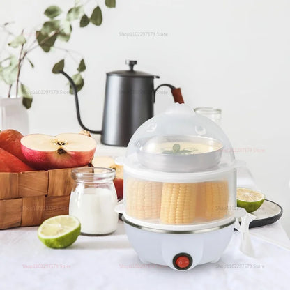 QuickEgg Pro Mini Boiler – Auto Shut-Off Electric Egg Cooker
