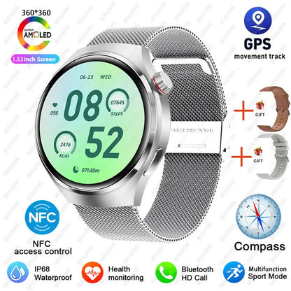 NovaTrack 4 Pro – GPS Smartwatch with Health & Bluetooth Call Fratures