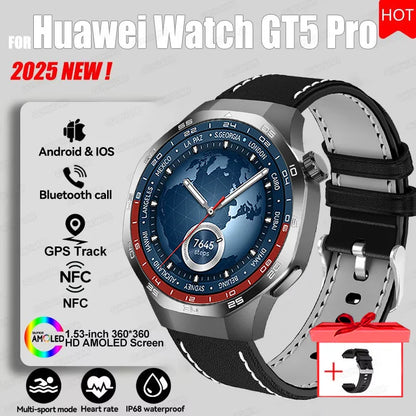 AstraGT 5 Pro – AMOLED GPS Smartwatch with NFC & Health Tracking