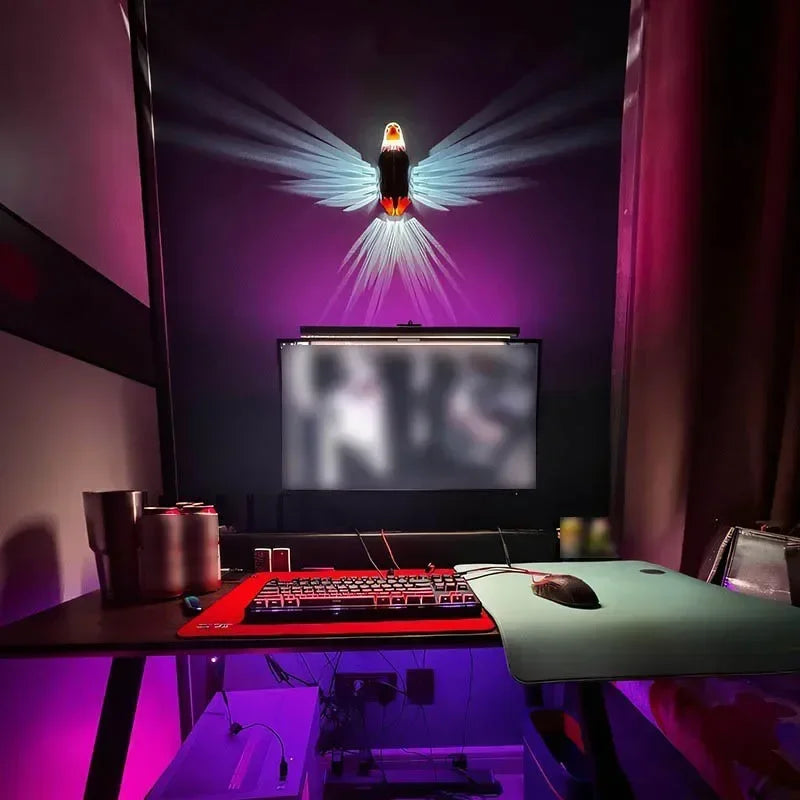 Eagle & Owl LED Wall Lamp – 3D Projector Atmosphere Light