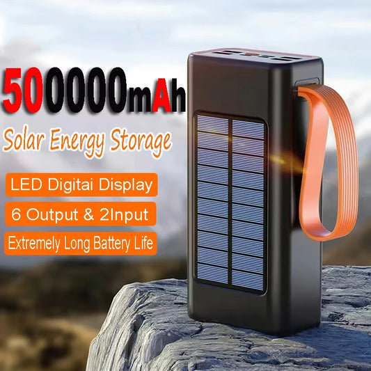 MegaVolt 500000mAh Solar Power Bank