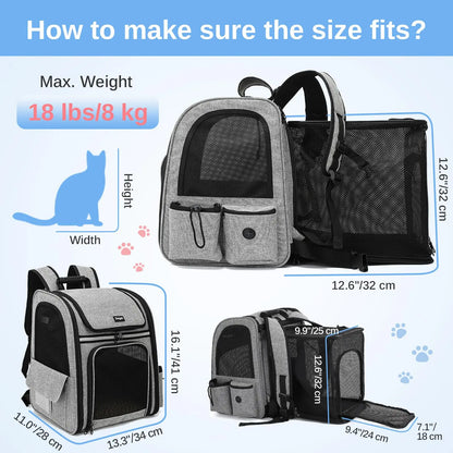 ComfyPaws Portable Pet Backpack