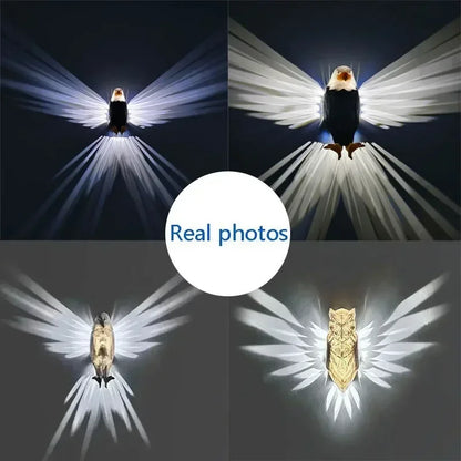 Eagle & Owl LED Wall Lamp – 3D Projector Atmosphere Light