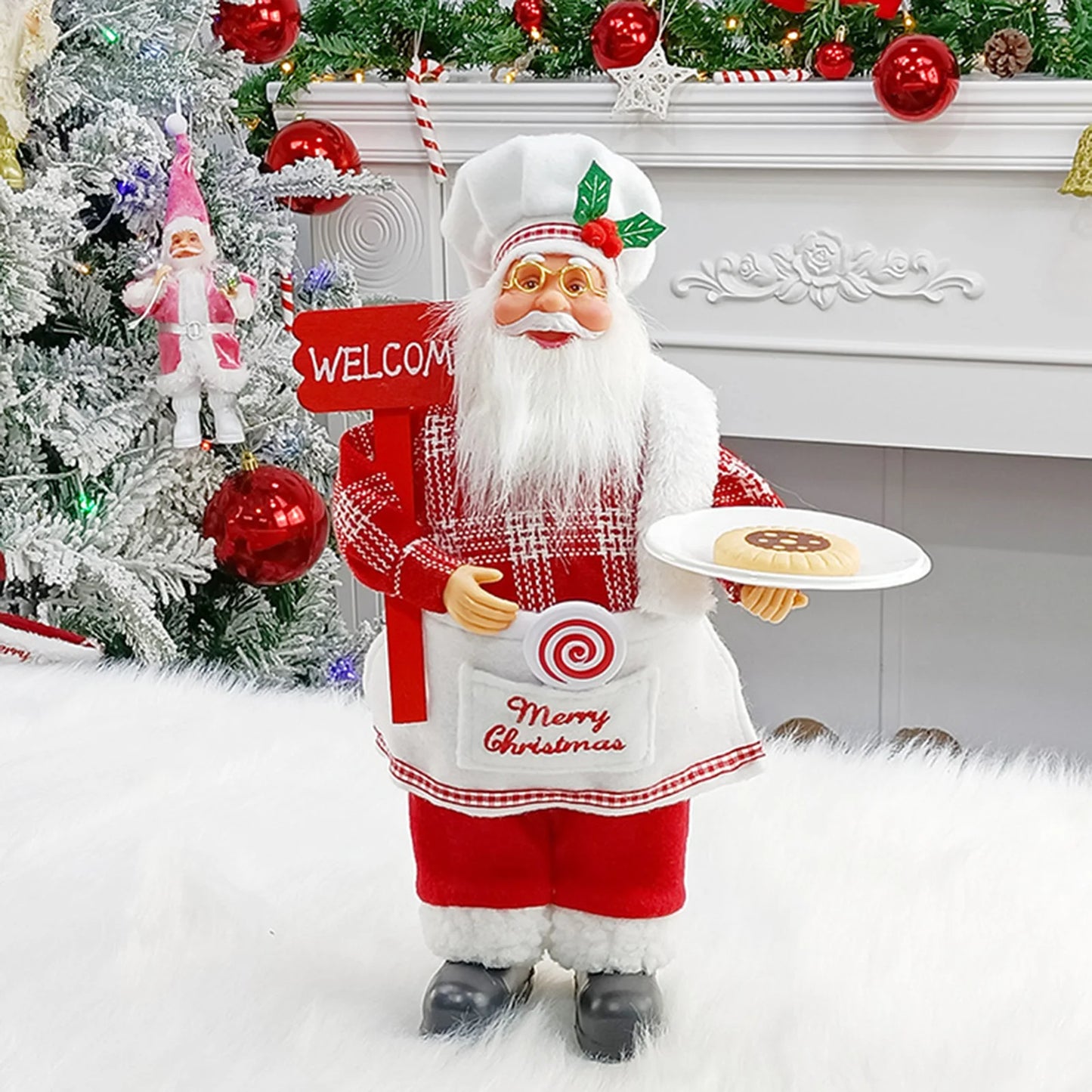 JollyClaus™ Festive Santa Figurine