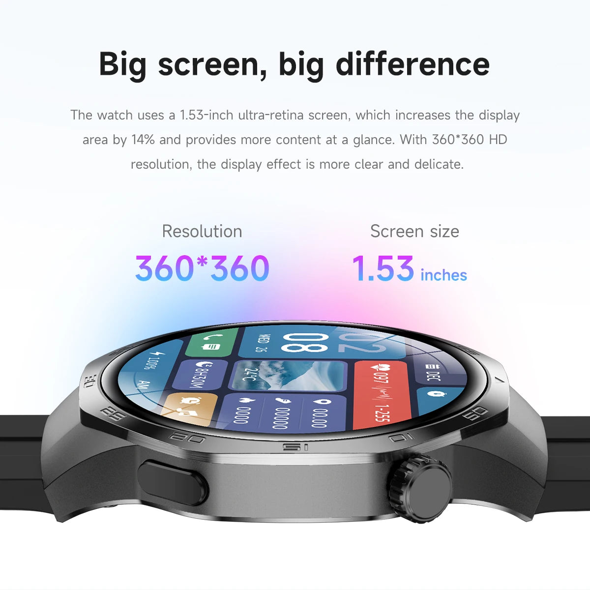 AstraGT 5 Pro – AMOLED GPS Smartwatch with NFC & Health Tracking